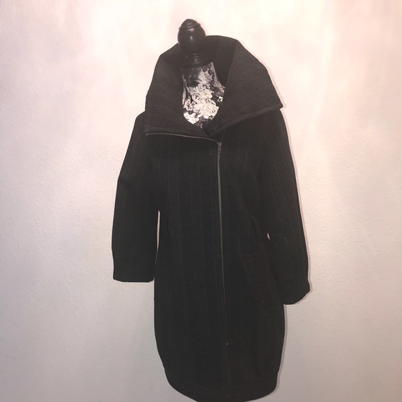 Black Calvin Klein Coat - Picture 1 of 3